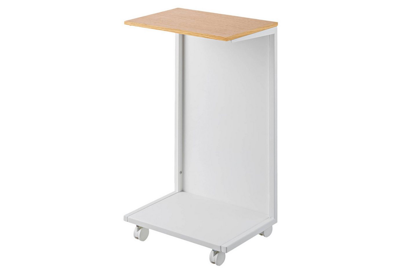 Yamazaki Beistelltisch "Tower" mit Rollen 31x55x22cm Nachttisch (1-St), Sofatisch, Nachttisch, Beistelltisch von Yamazaki