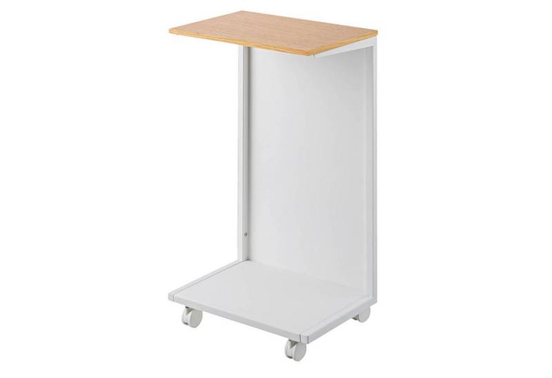 Yamazaki Beistelltisch "Tower" mit Rollen 31x55x22cm Nachttisch (1-St), Sofatisch, Nachttisch, Beistelltisch von Yamazaki
