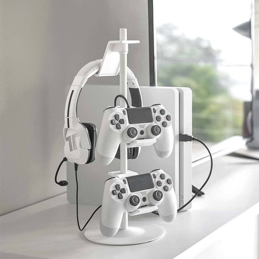 Yamazaki Home Controller Halter weiß Tower mit 3 Ablagen Yamazaki Home Controller Halter weiß Tower mit 3 Ablagen von Yamazaki