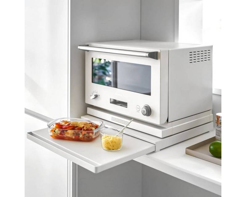 Yamazaki Küchenregal "Tower" Ausziehtablett für die Arbeitsplatte 45x4x37cm, platzsparend, für eine zusätzliche Ablagefläche in der Küche Yamazaki Küchenregal "Tower" Ausziehtablett für die Arbeitsplatte 45x4x37cm, platzsparend, für eine zusätzliche Ablagefläche in der Küche von Yamazaki