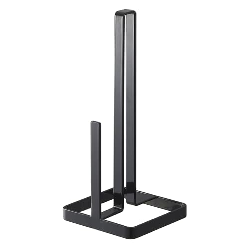 Yamazaki 6782 TOWER Küchenrollenhalter, Black, Stahl, Minimalistisch, 11 x 11 x 26,5 cm Yamazaki 6782 TOWER Küchenrollenhalter, Black, Stahl, Minimalistisch, 11 x 11 x 26,5 cm von YAMAZAKI