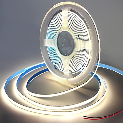 Yamlten DC 12V 5mm COB LED Streifen 3m,4000K Natürlich weiß,320 LEDs/M,LED Strip Light für TV Hintergrundbeleuchtung,Computer,Schrank,Schlafzimmer.(nur Draht Yamlten DC 12V 5mm COB LED Streifen 3m,4000K Natürlich weiß,320 LEDs/M,LED Strip Light für TV Hintergrundbeleuchtung,Computer,Schrank,Schlafzimmer.(nur Draht von Yamlten
