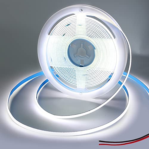 Yamlten DC 12V 5mm COB LED Streifen 3m,6000K Kaltweiß,320 LEDs/M,LED Strip Light für TV Hintergrundbeleuchtung,Computer,Schrank,Schlafzimmer.(nur Draht Yamlten DC 12V 5mm COB LED Streifen 3m,6000K Kaltweiß,320 LEDs/M,LED Strip Light für TV Hintergrundbeleuchtung,Computer,Schrank,Schlafzimmer.(nur Draht von Yamlten