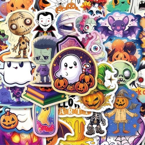 Yamobi 100 Stück Halloween Sticker,Halloween Horror Sticker,SetWasserdicht Vinyl Halloween Aufkleber,Halloween Kürbis Aufkleber Kinder für Reisen und Dekoration Yamobi 100 Stück Halloween Sticker,Halloween Horror Sticker,SetWasserdicht Vinyl Halloween Aufkleber,Halloween Kürbis Aufkleber Kinder für Reisen und Dekoration von Yamobi