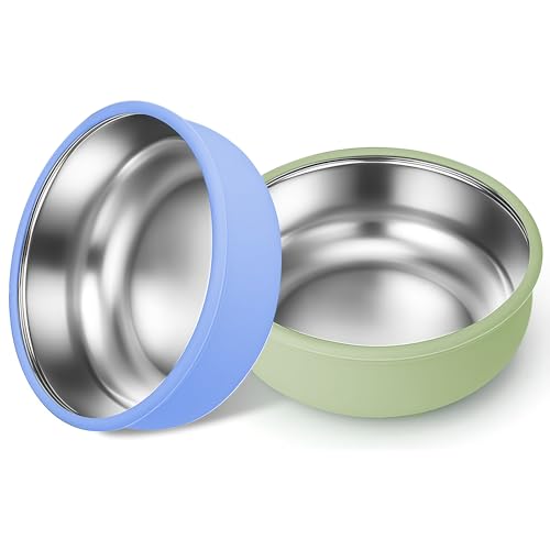 Yamobi 2 Pack Edelstahl Baby-Teller mit Saugnapf – 2-in-1 Kinderteller, hitzebeständig, verschüttungssicher,BPA-freies Silikon,aug-Teller für Kinder Toddler-Essen Yamobi 2 Pack Edelstahl Baby-Teller mit Saugnapf – 2-in-1 Kinderteller, hitzebeständig, verschüttungssicher,BPA-freies Silikon,aug-Teller für Kinder Toddler-Essen von Yamobi