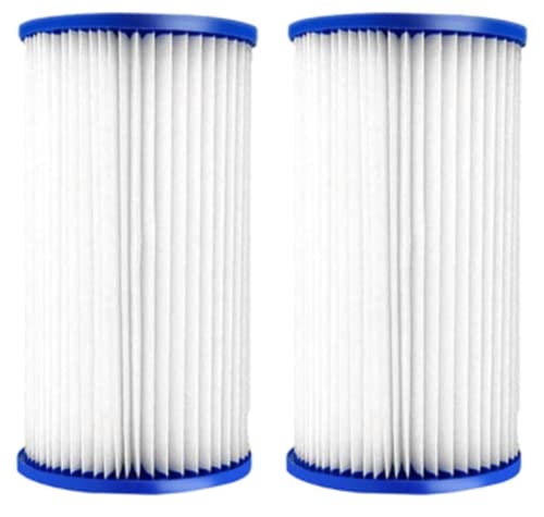 YanBan Ersatz Typ A/C Filter Kompatibel mit Best-Way 58012 Filterpatrone, 2er Pack Poolpumpenfilter für Best-Way Typ Ⅲ Filterpatronen von YanBan