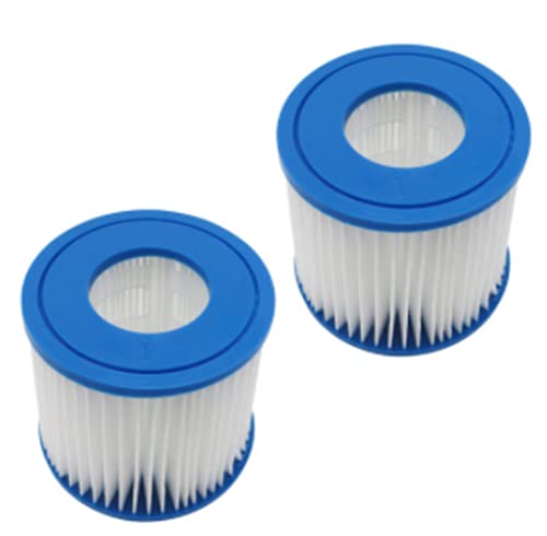 YanBan Schwimmbad-Filterkartusche kompatibel mit Best-Way 58381 Filterpumpe, 2 Stück Ersatzfilter kompatibel mit Flowclear YanBan Schwimmbad-Filterkartusche kompatibel mit Best-Way 58381 Filterpumpe, 2 Stück Ersatzfilter kompatibel mit Flowclear von YanBan