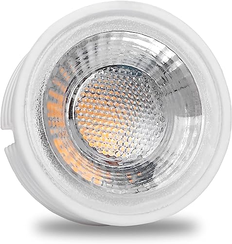 YanFeiYit LED Modul als GU10 Ersatz – 3W Warmweiß 3000K 38° Dimmbar aus Keramik super flach 230V – Leuchtmittel für Einbaustrahler Lampe Birne Leuchte Strahler (1er) von YanFeiYit