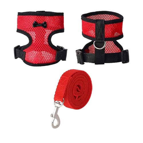 Verstellbares Hühnergeschirr Mit Leine - Geschirr Und Leine Für Hühner, Hühnerhüte Für Hühner, Lustiges Hühnerzubehör, Bequemes Weste-Geschirr Für Kleine Haustiere von Yanayi