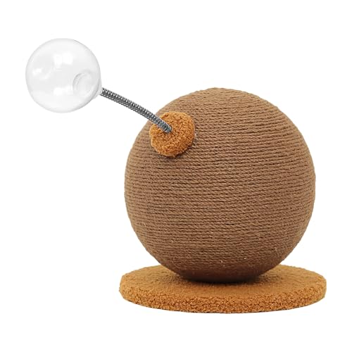 Yanayi Katzen Kratzball - Sisal Kratzball | Klettergerüst Mit Kratzfunktion Spielzeug Zur Unterhaltung Bei Langeweile Für Zuhause Wohnung Schlafzimmer Spiel Geburtstag von Yanayi
