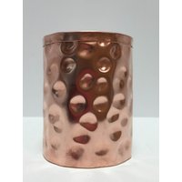 Kupfer-Stifthalter, Schreibtischzubehör, Bleistifthalter Für Den Schreibtisch, Geschenk Zum 7-Jährigen Jubiläum, Stiftbecher Schreibtischdekoration von YanceyDesigns