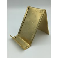 Messing Visitenkartenhalter Vertikaler Schreibtisch Organizer von YanceyDesigns