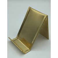 Vertikaler Kartenhalter Aus Messing Schreibtischzubehör von YanceyDesigns
