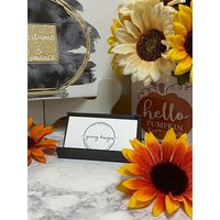 Visitenkartenhalter Für Schreibtisch, Bronze Visitenkartenhalter, Kupfer Schreibtisch Accessoires, Geschenk Zum 8 von YanceyDesigns
