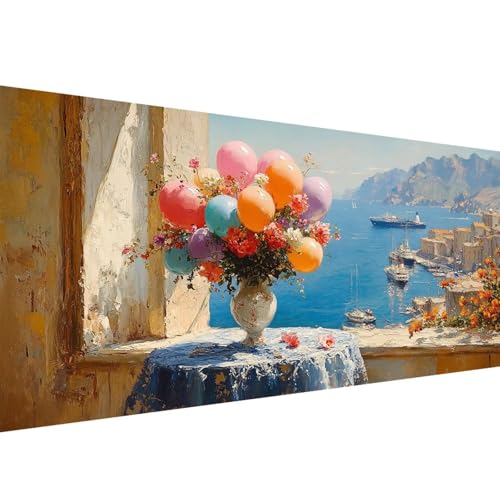 Diamond Painting Meerblick 5D Fenster Diamant Painting Bilder Erwachsene und Anfänger, Diamant Malerei Bastelset Erwachsene, DIY Mosaikherstellung Basteln für Geschenke und Wanddeko, 100x200cm W1-307 Diamond Painting Meerblick 5D Fenster Diamant Painting Bilder Erwachsene und Anfänger, Diamant Malerei Bastelset Erwachsene, DIY Mosaikherstellung Basteln für Geschenke und Wanddeko, 100x200cm W1-307 von Yanefaei