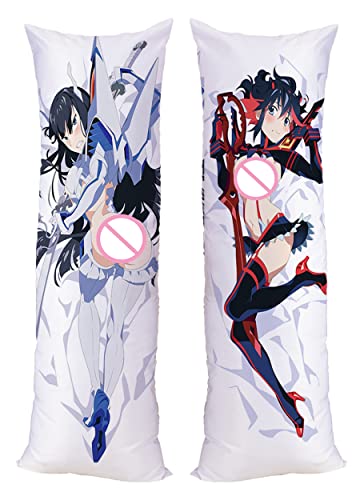 Anime Kill la Kill Matoi Ryuko Satsuki Pillow Case Two Way Tricot 150x50cm(59in x 19.6in) Pillowcase von YangMoe