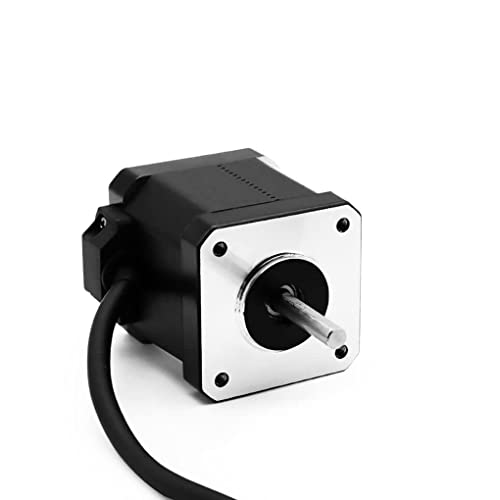 Yangers Nema 17 Schrittmotor 42 * 42 * 47mm 2-phasig 0,44 Nm 1,2 A 1,8 Grad Step Motor 4-adriges Kabel für 3D-Drucker CNC-Gravier- und Fräsmaschine von Yangers