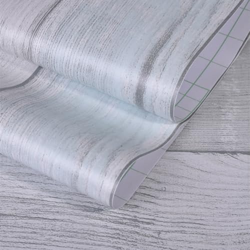 Yangfix Holzplanken-Look Tapete Grau, Weiß und Hell-Grün Selbstklebend Wandaufkleber Streifen Abziehen und Aufkleben Vinyl-Folie Wandverkleidung Rolle für Tisch Tür Wasserdicht 44.5x500cm Yangfix Holzplanken-Look Tapete Grau, Weiß und Hell-Grün Selbstklebend Wandaufkleber Streifen Abziehen und Aufkleben Vinyl-Folie Wandverkleidung Rolle für Tisch Tür Wasserdicht 44.5x500cm von Yangfix