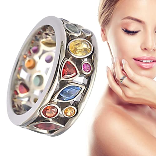 Enéas Stil Kristall-Quarz Ionix Ring, Crystal-Quartz Ionix Ring, Quartz Crystal Ring, Enéas Kristall-Quarz Ring, Thermogenic Moissanite Spinner Ring Für Damen Herren Enéas Stil Kristall-Quarz Ionix Ring, Crystal-Quartz Ionix Ring, Quartz Crystal Ring, Enéas Kristall-Quarz Ring, Thermogenic Moissanite Spinner Ring Für Damen Herren von Yangguang