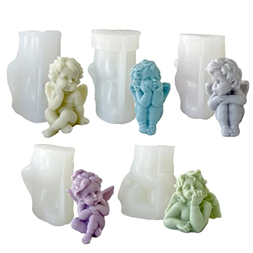 Engel Silikonform - 3D Engel Silikon Kerzenform, Engel 3D Kerzenform Silikon Kerzen Formen Gießen, DIY Engel Mädchen Silikonform Kerze Für Duftkerze, Seife, Backformchen Ostern, Kuchendekoration Engel Silikonform - 3D Engel Silikon Kerzenform, Engel 3D Kerzenform Silikon Kerzen Formen Gießen, DIY Engel Mädchen Silikonform Kerze Für Duftkerze, Seife, Backformchen Ostern, Kuchendekoration von Yangguang