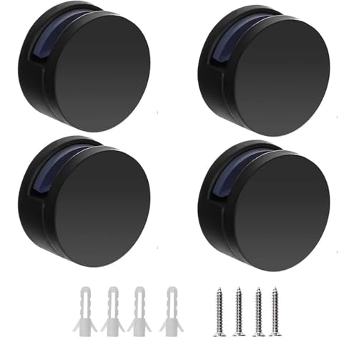 Glashalter-Clips, 20 Stück, Badezimmer-Spiegelhalter-Clips, Zinklegierung, für 3–5 mm Glas, elegantes schwarzes Finish, um Badezimmer-Dekor zu ergänzen von Yangshe