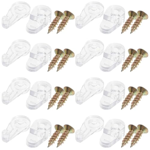 Glashalter-Clips, 240 Stück, Glas-Clips, Halterungs-Set für Schranktür, Spiegelhalter, Kunststoffbefestigung, Zubehör, Badezimmer, Salon, Glasmontage Glashalter-Clips, 240 Stück, Glas-Clips, Halterungs-Set für Schranktür, Spiegelhalter, Kunststoffbefestigung, Zubehör, Badezimmer, Salon, Glasmontage von Yangshe