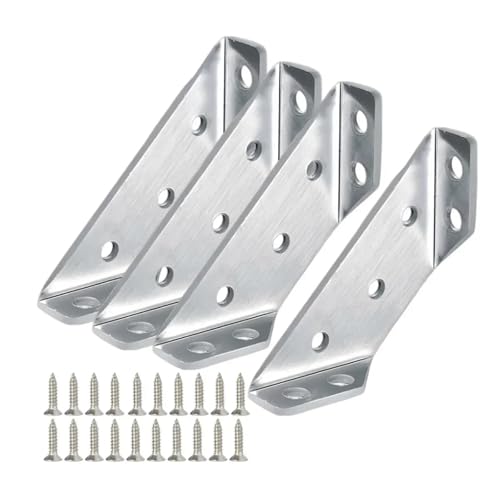 Winkelhalterungen, Mehrzweck-Winkelhalterung, strapazierfähig, Eckcodes, Bett, Schrank, Möbel, dreieckig, 20 Stück Winkelhalterungen, Mehrzweck-Winkelhalterung, strapazierfähig, Eckcodes, Bett, Schrank, Möbel, dreieckig, 20 Stück von Yangshe