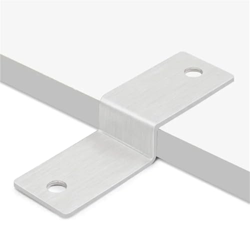 Winkelklammern, Edelstahl, verdickt, Z-Form, feste Eckverbinder, Eckwinkel, Verbindungsstück, Z-förmiger Eckbefestigung, 20 mm, 5 Stück Winkelklammern, Edelstahl, verdickt, Z-Form, feste Eckverbinder, Eckwinkel, Verbindungsstück, Z-förmiger Eckbefestigung, 20 mm, 5 Stück von Yangshe