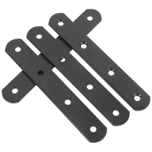 Winkelklammern, gerade Halterungen, 250 mm, schwarze Verbindungsplatten, 20 Stück Winkelklammern, gerade Halterungen, 250 mm, schwarze Verbindungsplatten, 20 Stück von Yangshe