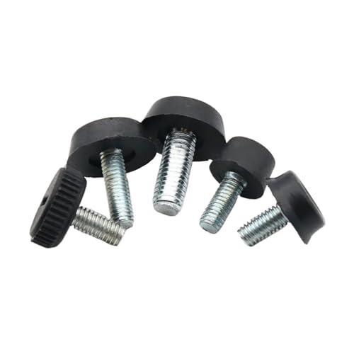 Yangshe Möbelfüße, M8, höhenverstellbar, Nivellierfuß, Bodenschutz, rutschfeste Möbelstützbeine (12 - M8 - 13 mm), 10 Stück von Yangshe