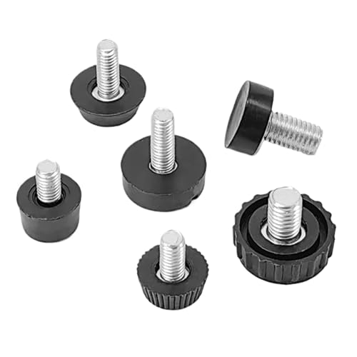 Yangshe Möbelfüße, M8, rutschfest, verstellbare Schraubenfüße, Möbel, Tisch, Stuhl, Sofa, Heben und Nivellieren, rutschfeste Unterschrankbeinpolster (M8 x 15 x 22 mm), 10 Stück von Yangshe