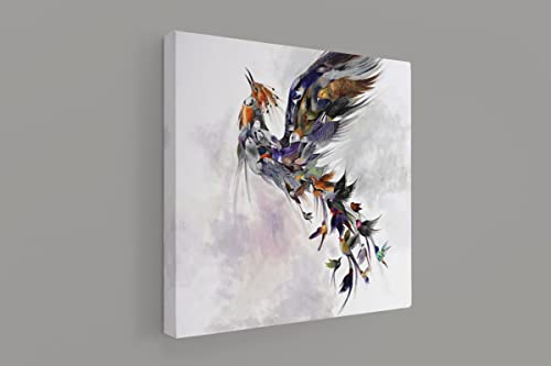 Yangxiaolei Wandposter | Moderne abstrakte Tiere Vögel Phoenix | Poster Set, Bilder Set, Bilder groß Moderne Bilder Wanddeko, Wandbilder für Wohnzimmer Schlafzimme | 30x30cm Ungerahmt von Yangxiaolei