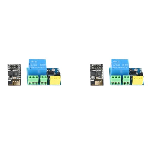 Yangyou 2X ESP8266 ESP-01S Relaismodul WIFI Smart Socket Kabellos WIFI ESP-01S von Yangyou