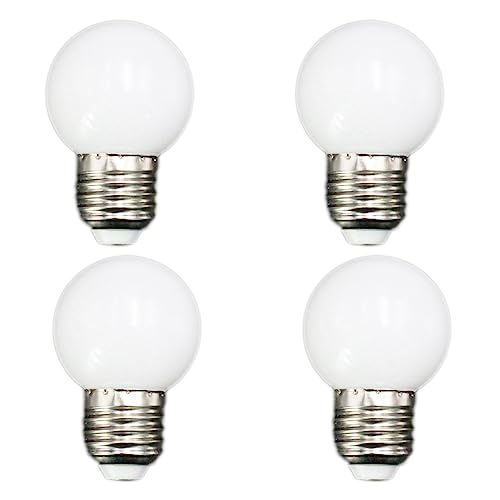 Yangyou 4X E27 Fuehrte Birnen - E27 1W Pe Mattierte Gefuehrte Bunt/Rot/Gruen/Blau/Gelb Lampe 220V - 1 Stueck () von Yangyou
