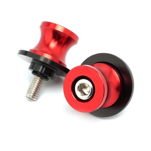 Motorrad-Schwingarm-Spulenschieber Für YZF R1 R3 R6 R25 YZF R1 YZF R3 YZF R6 Motorradzubehör Schwingenspulen Schieberständer Schrauben Bolzen(Rot) von YaniJydQ