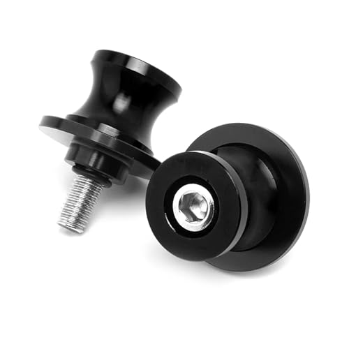 Motorrad-Schwingarm-Spulenschieber Für YZF R1 R3 R6 R25 YZF R1 YZF R3 YZF R6 Motorradzubehör Schwingenspulen Schieberständer Schrauben Bolzen(Schwarz) von YaniJydQ
