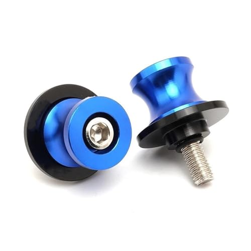 Motorrad-Schwingarm-Spulenschieber Für YZF R3 R25 R6 R1 R7 YZF R25 YZF R6 YZF R3 YZF R1 YZF-R7 Motorrad Schwinge Stand Schraube Schwinge Spulen Sliders(Blau) von YaniJydQ