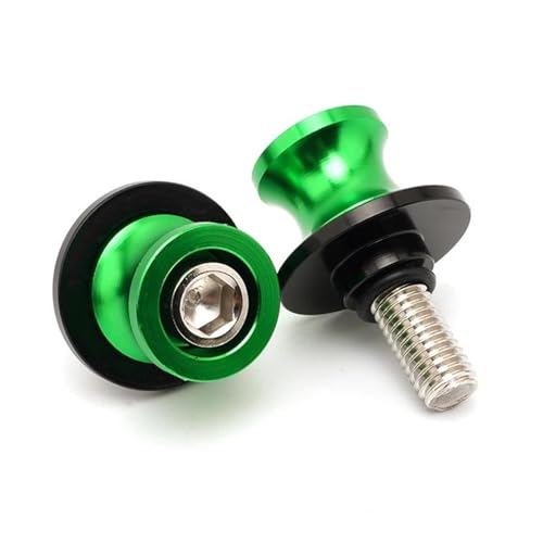 Motorrad-Schwingarm-Spulenschieber Für YZF R3 R25 R6 R1 R7 YZF R25 YZF R6 YZF R3 YZF R1 YZF-R7 Motorrad Schwinge Stand Schraube Schwinge Spulen Sliders(Grün) von YaniJydQ