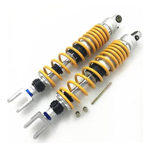 YaniJydQ Federstoßdämpfer 27mm Gabel 375MM 380MM Feder 7mm Motorrad Stoßdämpfer Für H-da Ya-ha Ka-saki Dirt Bikes Gokart ATV(375MM) von YaniJydQ