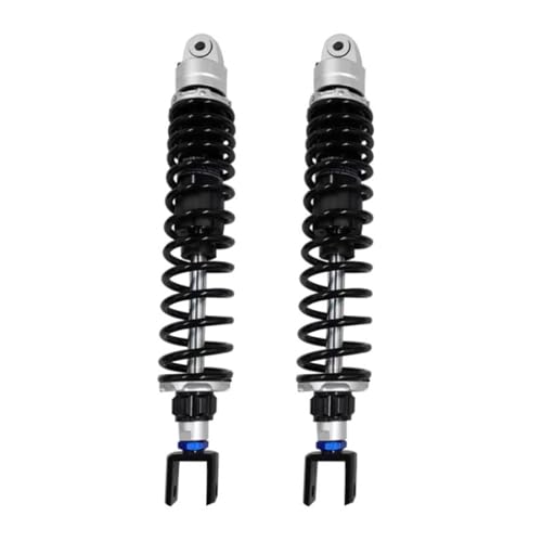 YaniJydQ Federstoßdämpfer 400 Mm 430 Mm Motorrad-Stoßdämpfer Für Forza 250 Forza 125 NSS 250 Silver Wing 600 Wing 400(Schwarz,400MM27MM Fork) von YaniJydQ