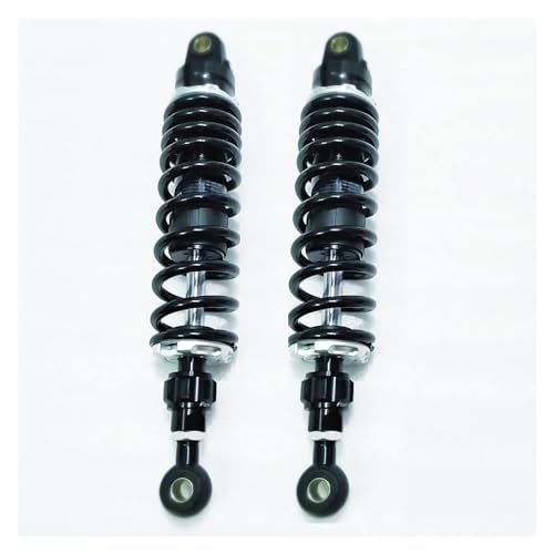 YaniJydQ Federstoßdämpfer EIN Paar 8mm Feder 340mm 350mm Motorrad Stoßdämpfer Hinterradaufhängung Für H-DA YA-HA Ka-saki Ap-lia Be-LLI(340mm) von YaniJydQ