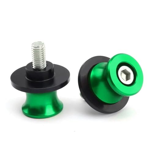 YaniJydQ Motorrad-Schwingarm-Spulenschieber Für 450MT 450 MT Mt Motorrad Zubehör Schwinge Spulen Sliders Stand Schrauben Schaukel Arm(Grün) von YaniJydQ