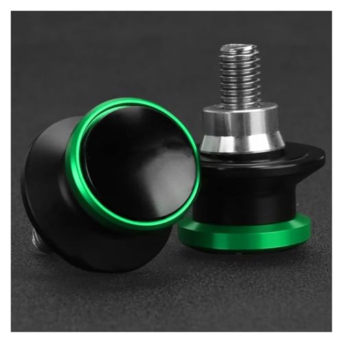 YaniJydQ Motorrad-Schwingarm-Spulenschieber Für 650 GT 650GT GT650 2016-2024 2023 2022 2021 2020 2019 2018 Motorrad M10 Schrauben Schwinge Spulen Sliders Schaukel Schraube(Grün,B) von YaniJydQ