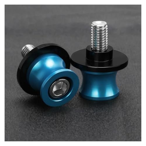 YaniJydQ Motorrad-Schwingarm-Spulenschieber Für 650 GT 650GT GT650 2016-2024 2023 2022 2021 2020 2019 2018 Motorrad M10 Schrauben Schwinge Spulen Sliders Schaukel Schraube(Light Blue,A) von YaniJydQ