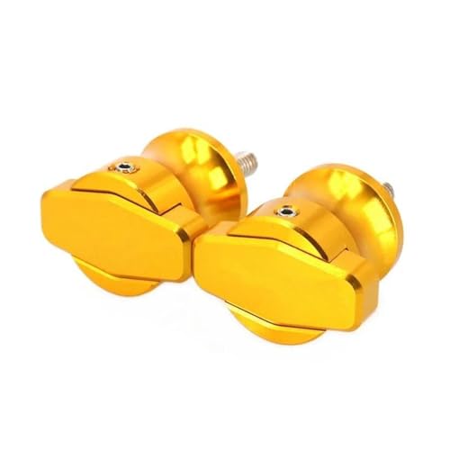 YaniJydQ Motorrad-Schwingarm-Spulenschieber Für BJ500 BJ 500 BN 600i 302 251 302 TNT 125 300 600 Motorrad Rahmen Steht 6MM Schrauben Sliders Schwinge Spulen Slider(Yellow) von YaniJydQ