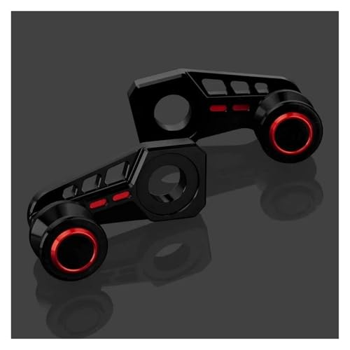 YaniJydQ Motorrad-Schwingarm-Spulenschieber Für CBR650F CBR 650F 2014 2015 2016 2017 2018 Motorrad Stand Schrauben Verlängerung Block Schwinge Spool Slider Schraube(Black Red) von YaniJydQ