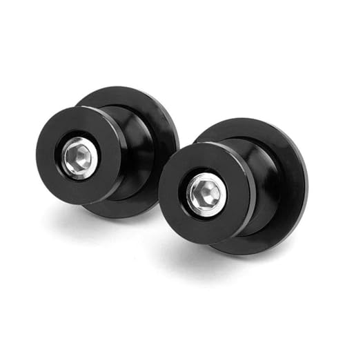 YaniJydQ Motorrad-Schwingarm-Spulenschieber Für Hayabusa 1999-2023 Motorradzubehör M8 Schwingenspulen Sliders Standschrauben Schrauben Rollerständer(Schwarz) von YaniJydQ