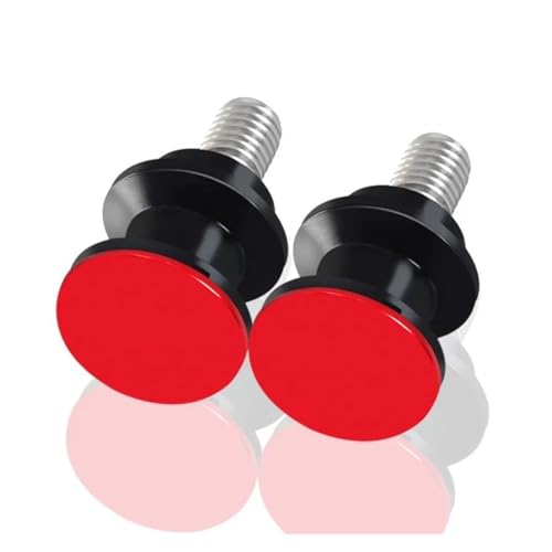 YaniJydQ Motorrad-Schwingarm-Spulenschieber Für MT09 MT10 Mt 09 Mt 10 2016-2021 2022 2023 2024 Motorrad Zubehör Schwinge Spulen Hinten Stand Schrauben Sliders(Rot,MT-09) von YaniJydQ
