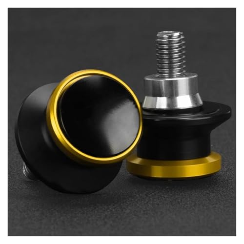 YaniJydQ Motorrad-Schwingarm-Spulenschieber Für MTX MT-X 500 SR 500SR VOOM Ibex 450 IBEX450 IBEX800 Ibex 800 S/E/T Motorrad Schwinge Spulen Hinten Stand Schrauben Sliders(Yellow,B) von YaniJydQ