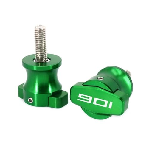 YaniJydQ Motorrad-Schwingarm-Spulenschieber Für Norden 901 Norden901 Norden 901 2022-2023 Motorrad Rahmen Steht 10MM Schrauben Sliders Schwinge Spulen Slider(Grün) von YaniJydQ